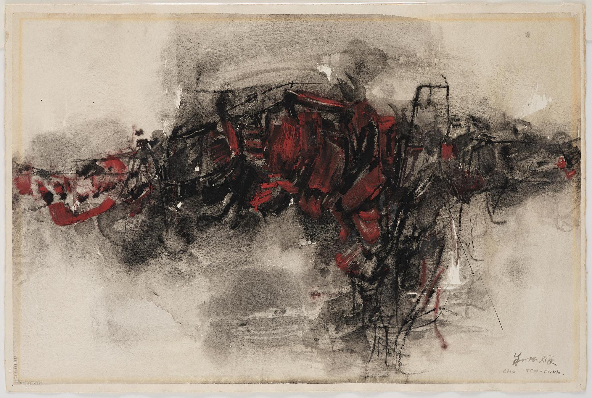 Chu Teh-Chun, "Composition No. 121".