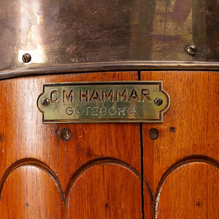 A binnacle, C.M Hammar, Gothenburg, first half of the 20th century.