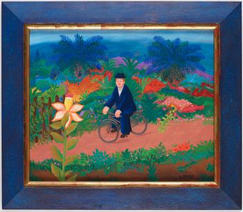 Lennart Jirlow, På cykel i Provence.