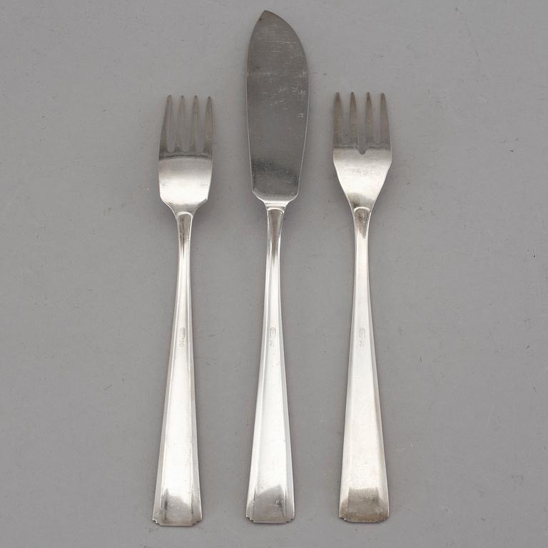 BESTICK, 144 delar, nysilver, Solingen Oka, Tyskland, 1900-talets mitt.