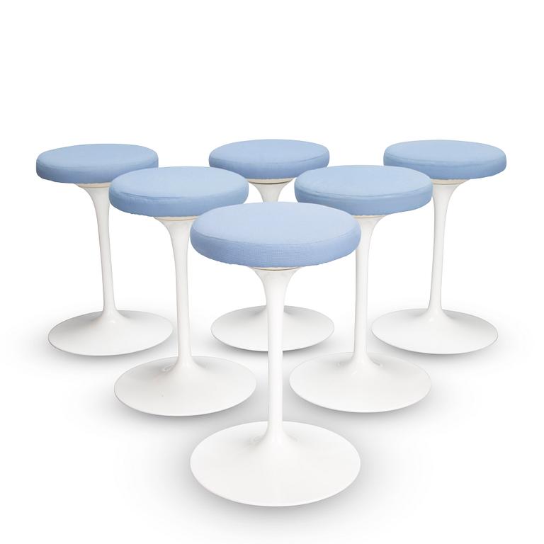 Eero Saarinen, Barstolar, 6 st, "Tulip" Knoll.