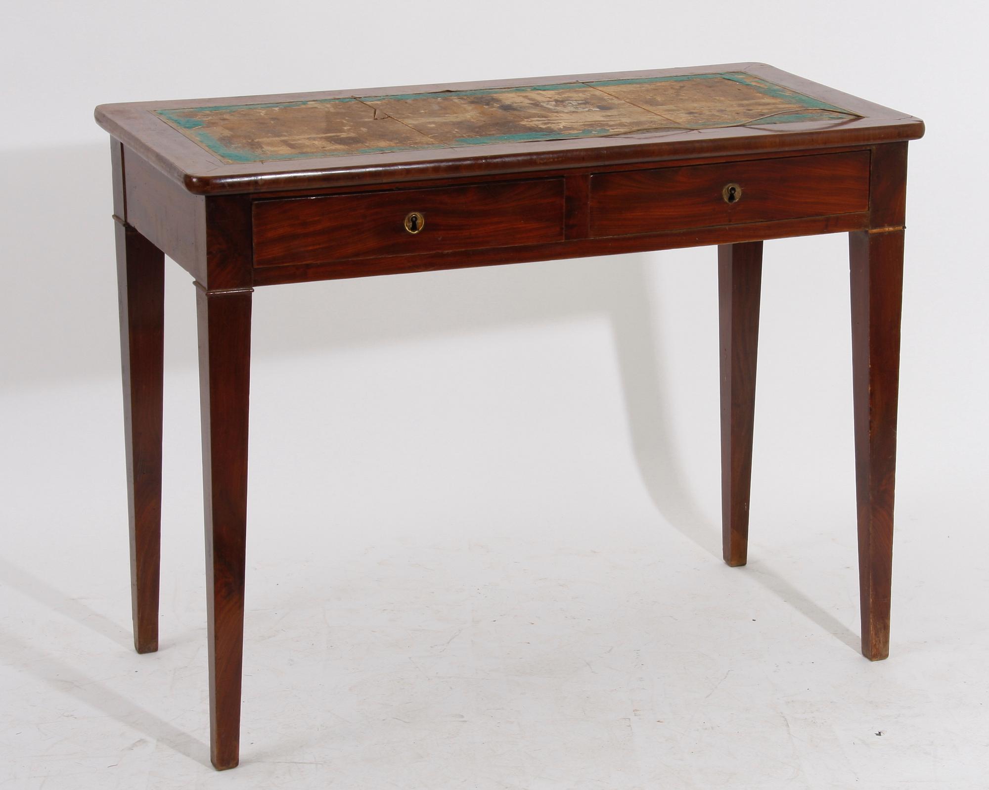 SKRIVBORD, senempire/empirestil. 1800-tal.