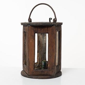 Lantern, folk art, 19th century.