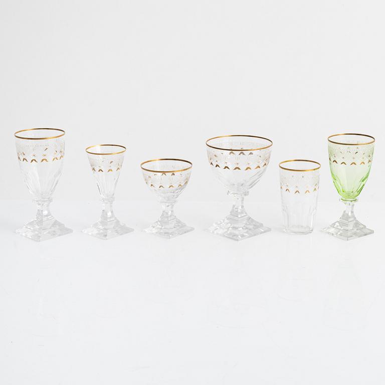 A 71-piece 'Odelberg Junior' glass service, Kosta.