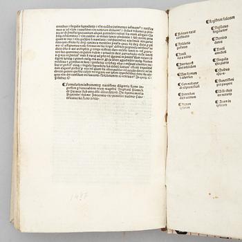 Incunable, 1487.