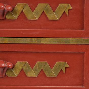 Otto Schulz, a pair of Swedish Grace console tables, Boet, Gothenburg, 1920s.