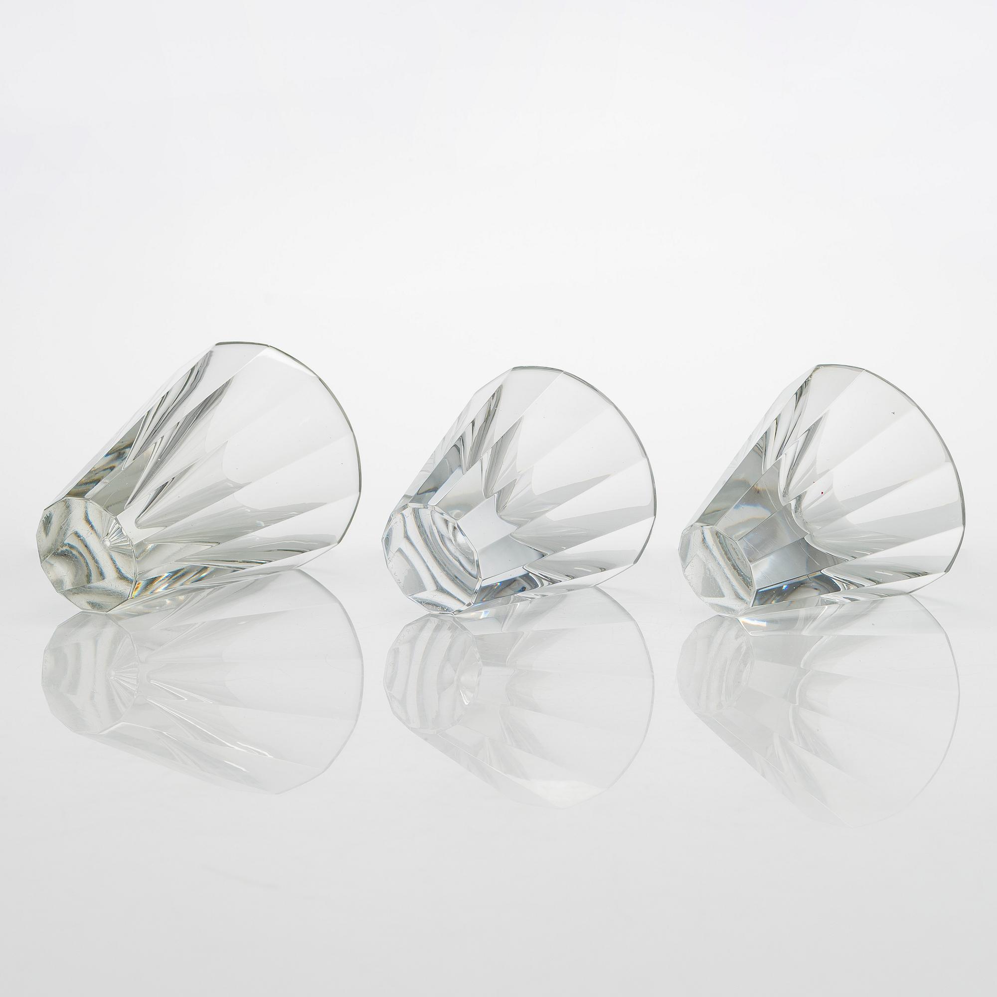 Tapio Wirkkala, maljakoita, 3 kpl, 3554, signeerattu Tapio Wirkkala Iittala.