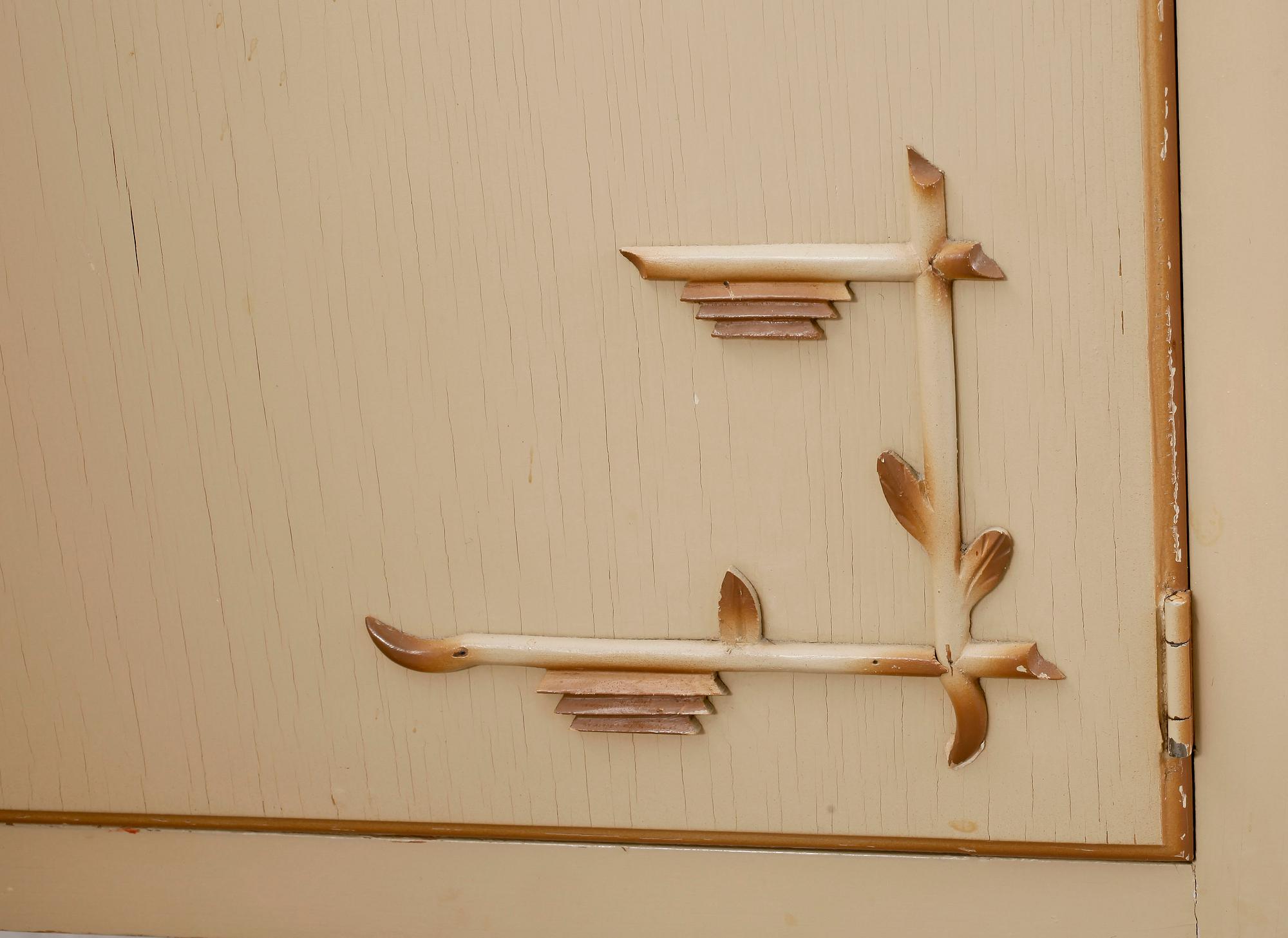 POTTSKÅP, ett par, 1950-tal.