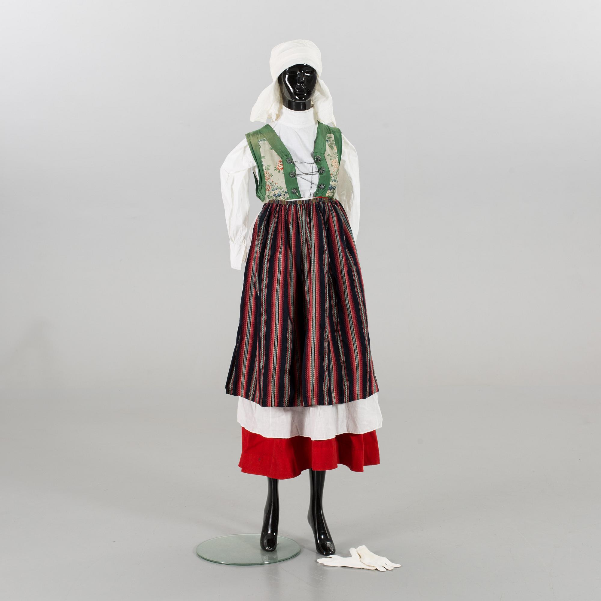 A COSTUME, probably Ingelstad, Scania, Sweden.