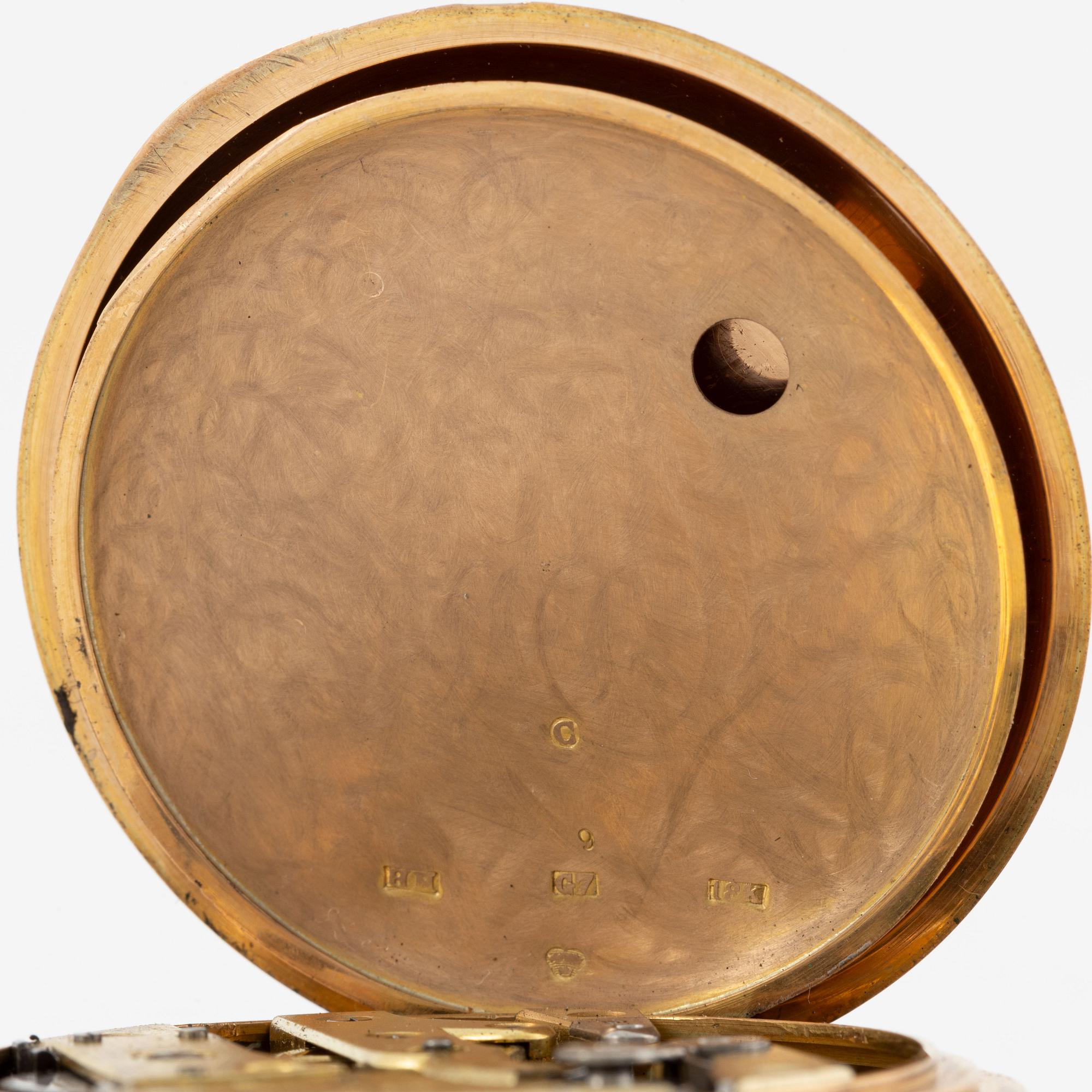 Halda, pocket watch, 50.5 mm.