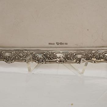 Kaffeservis, 4 delar, silver, GEWE, Malmö 1965-1970. Rokokostil.