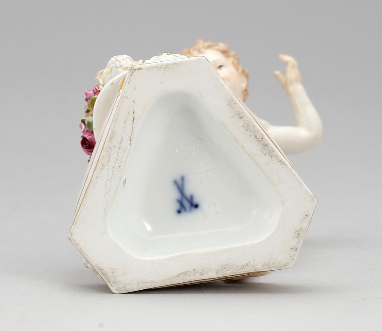 FIGURIN, porslin, Meissen, omkring år 1900.