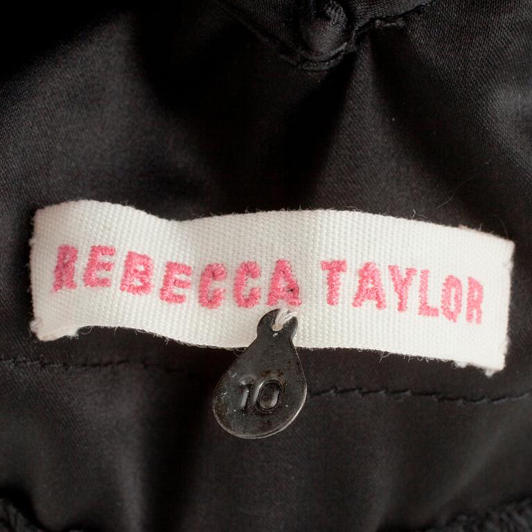 REBECCA TAYLOR, a black and white dress.