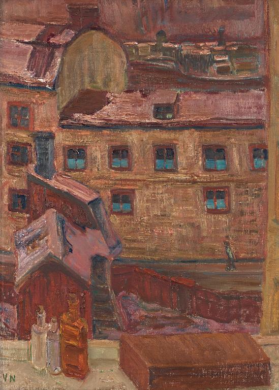 Vera Nilsson, "Gubbhuset I" (Bachelor hotel).