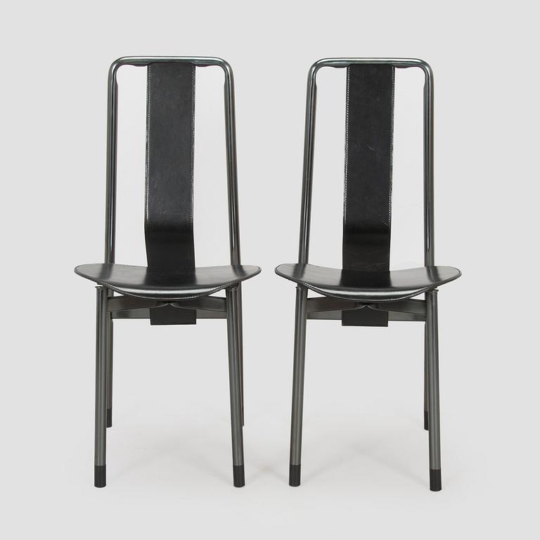 Achille Castiglioni, four 'Irma' chairs, Zanotta, Italy.