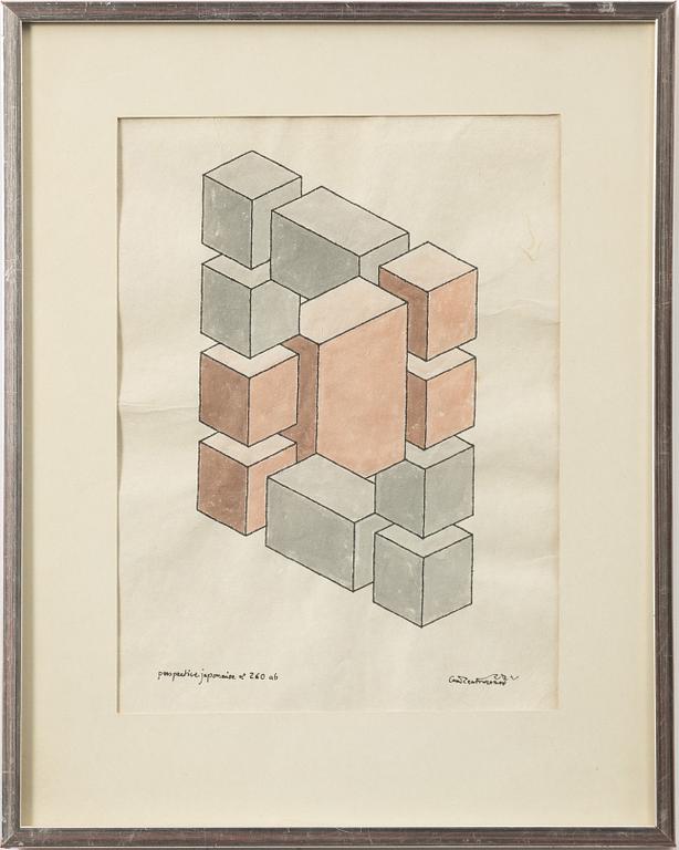 Oscar Reutersvärd, "Perspective japonaise no 260 ab".
