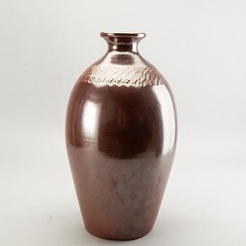 An salt glazed floor vase by Anders Johansson, Höganäs Sweden.
