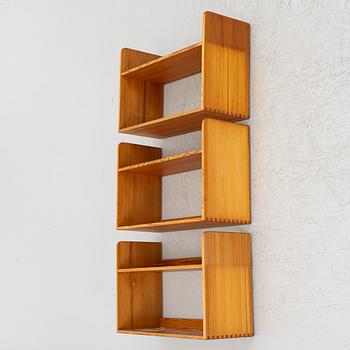 Børge Mogensen, three pine chelves, presumably Karl Andersson & Söner, second half of the 20th century.
