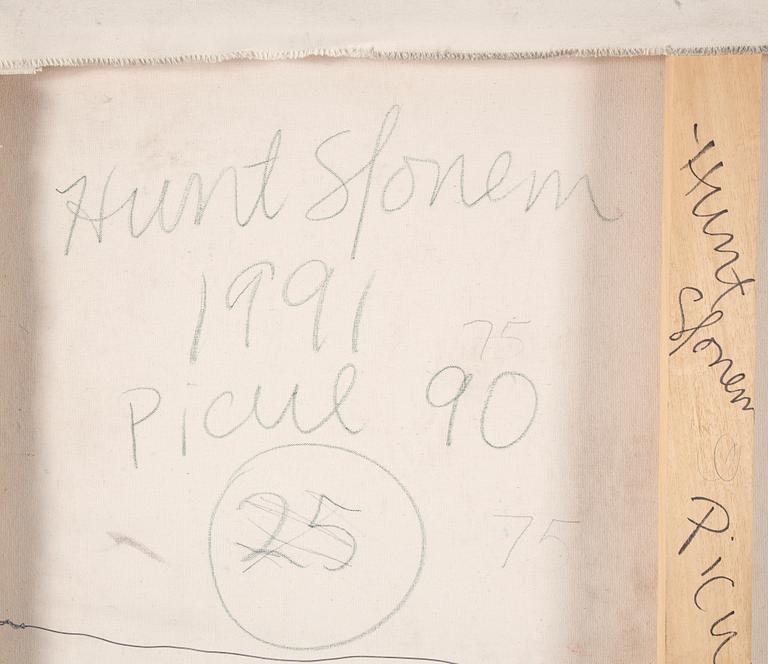 HUNT SLONEM, Oil on canvas signed and dated on verso.