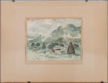 PER STENIUS, akvarell, signerad och daterad 56.