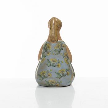 Lisa Larson, figurin, stengods, "Amalia" ur serien "ABC-flickor", Gustavsberg.