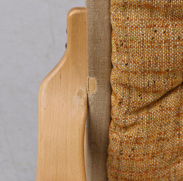 FÅTÖLJ med FOTPALL, "Pernilla", Bruno Mathsson, Dux, 1900-talets andra hälft.