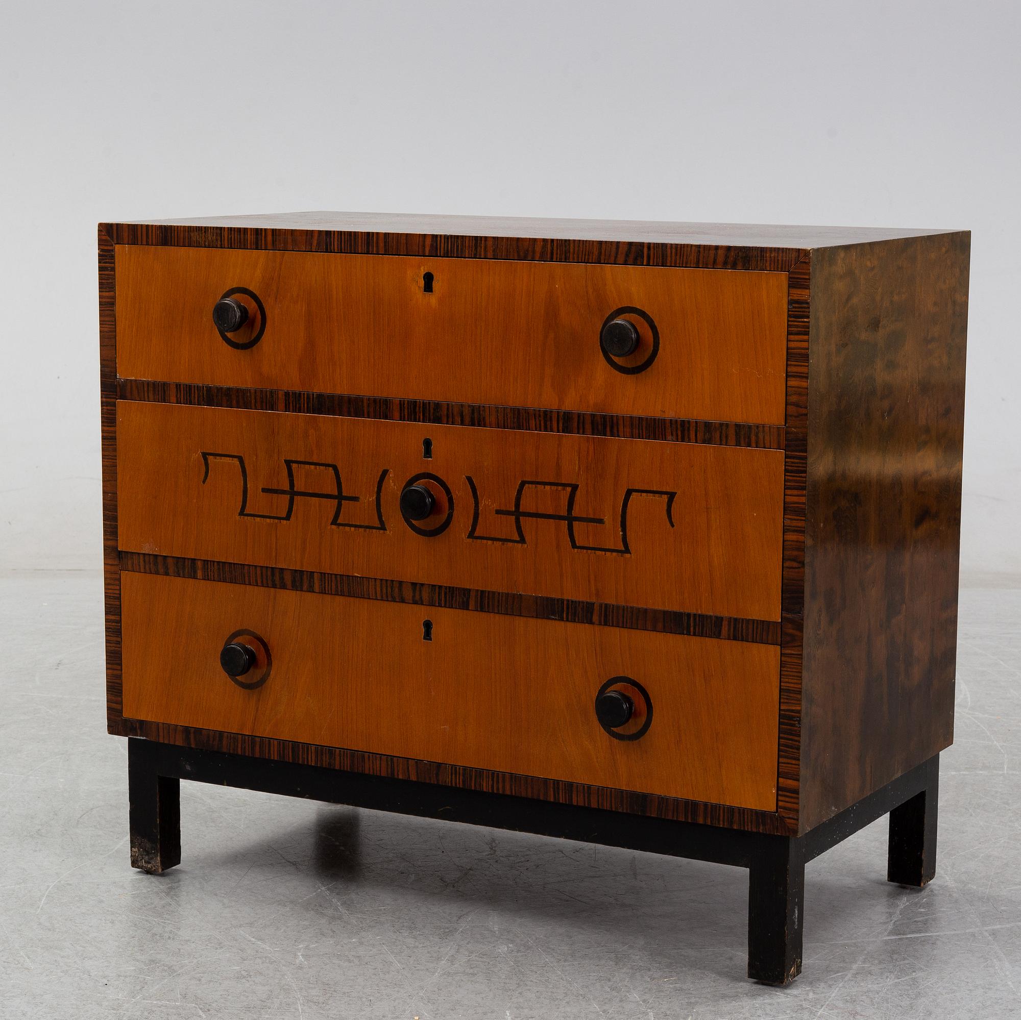 Byrå, Art Déco, 1930-tal.