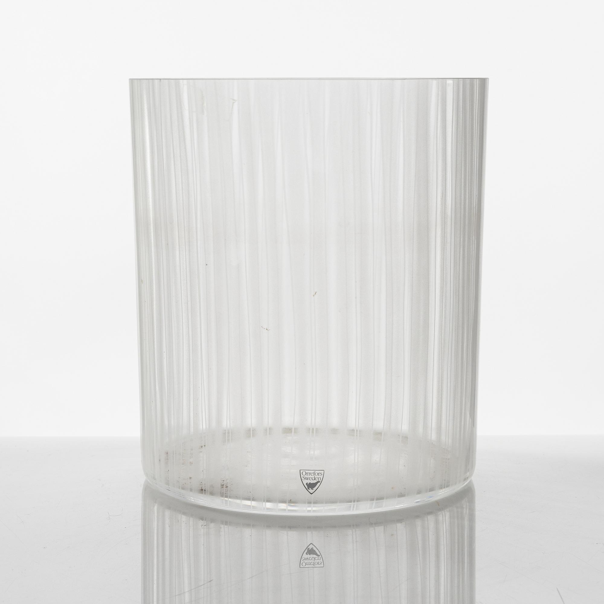 Ingegerd Råman, vas, glas, "Slowfox", Orrefors, signerad.
