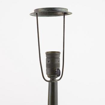 A bronze table light, Ciselörer Nyköping, 1930's.