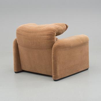 FÅTÖLJ, "Maralunga", Vico Magistretti för Cassina, formgiven 1973.