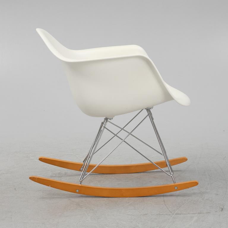 Charles and Ray Eames, rocking chair, "Eames Plastic Armchair RAR", Vitra, 21st century.