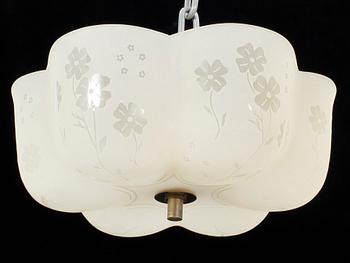 TAKPLAFOND, glas, 1940-/50-tal.