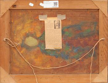 FRITZ KÄRFVE, olja på pannå, signerad.