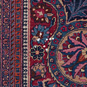 A Meshed carpet, c. 405 x 320 cm.