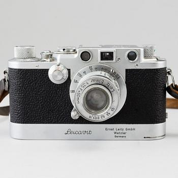 LEICA IIIf, 1950-51, with several objectives and acessoaries.