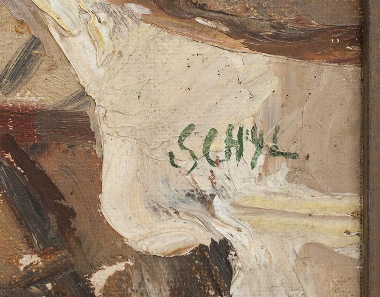 JULES SCHYL, olja på duk, signerad, à tergo daterad 1929?.