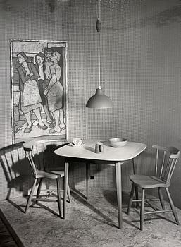 Bertil Brisborg, taklampa, modell "530-008", Nordiska Kompaniet, 1950-tal.