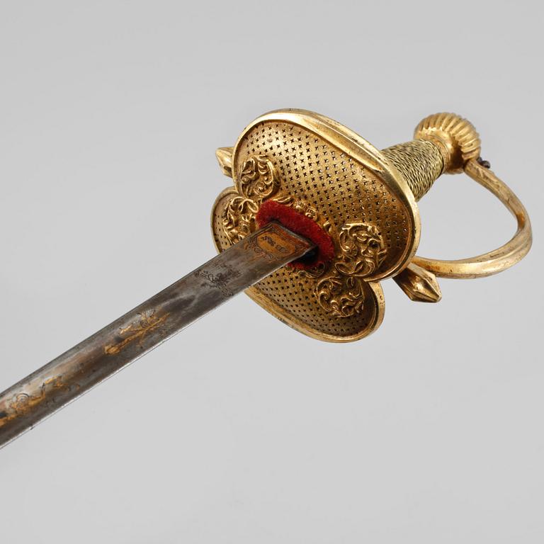 VÄRJA, s k infanteriofficersvärja, 1800-talets första hälft.