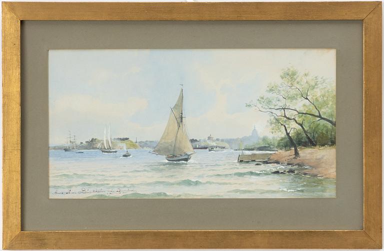 Anna Palm de Rosa, "Stockholm från Djurgården".