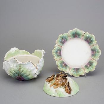 TERRIN MED FAT, flintgods. Omkring 1900.