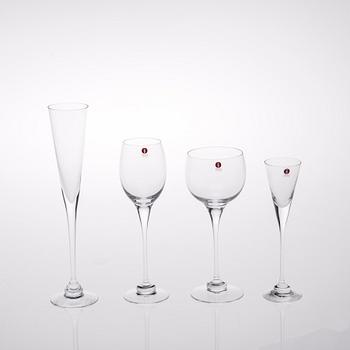 GLASSERVIS, 22 st, "Aurora", Heikki Orvola, Iittala, 1900-talets slut.