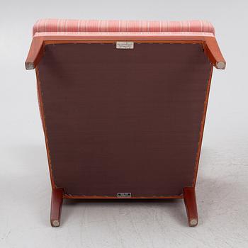 Carl Malmsten, a pair of 'Husfadern' armchairs, OH Sjögren 1988.