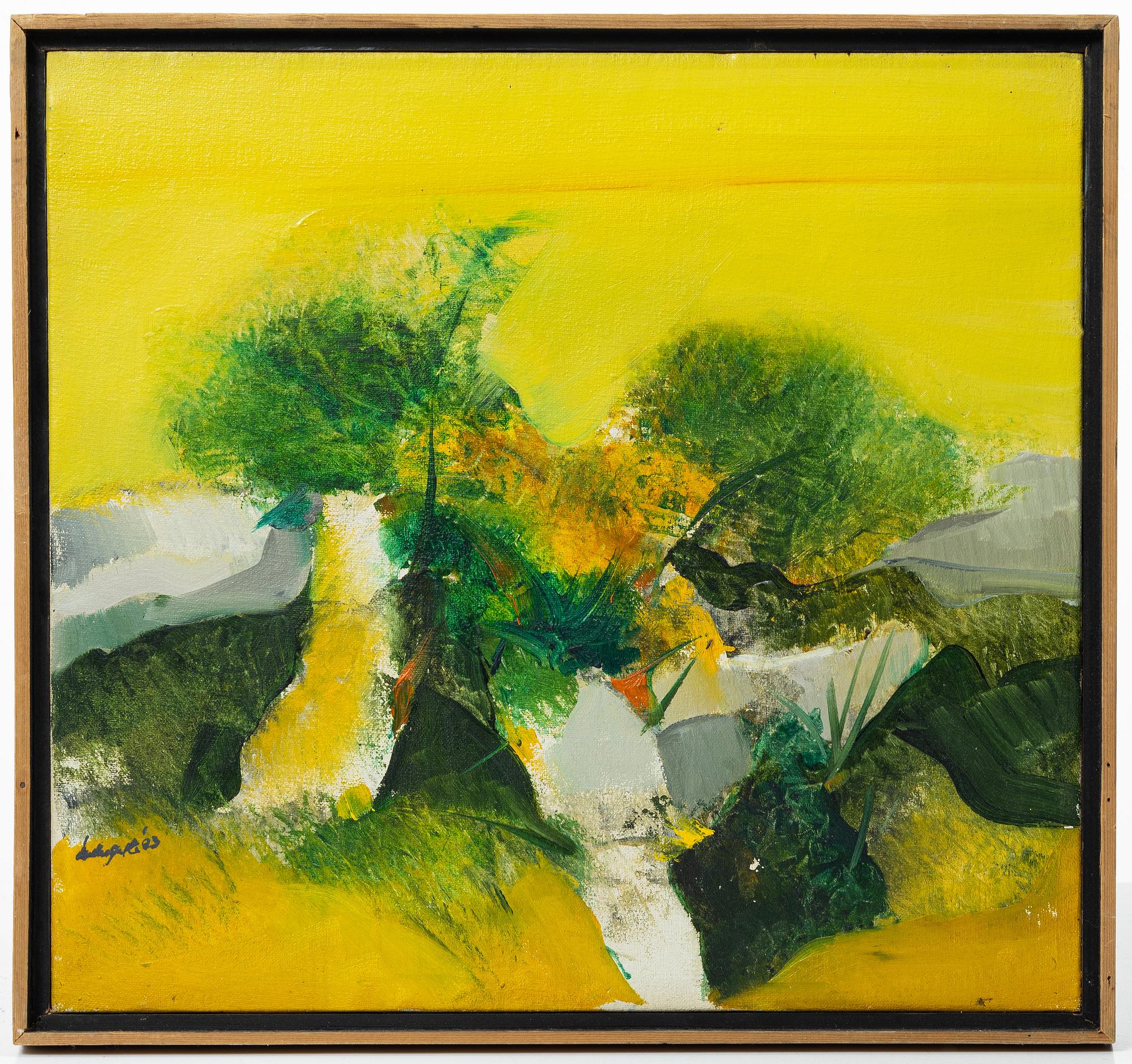 Dilip Dasgupta, Two landscapes.