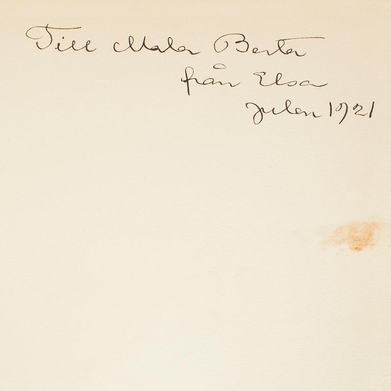 ELSA BESKOW, 9 böcker, bla Sol-ägget och Petter och Lotta på äventyr, med förf egenhändiga dedikation.