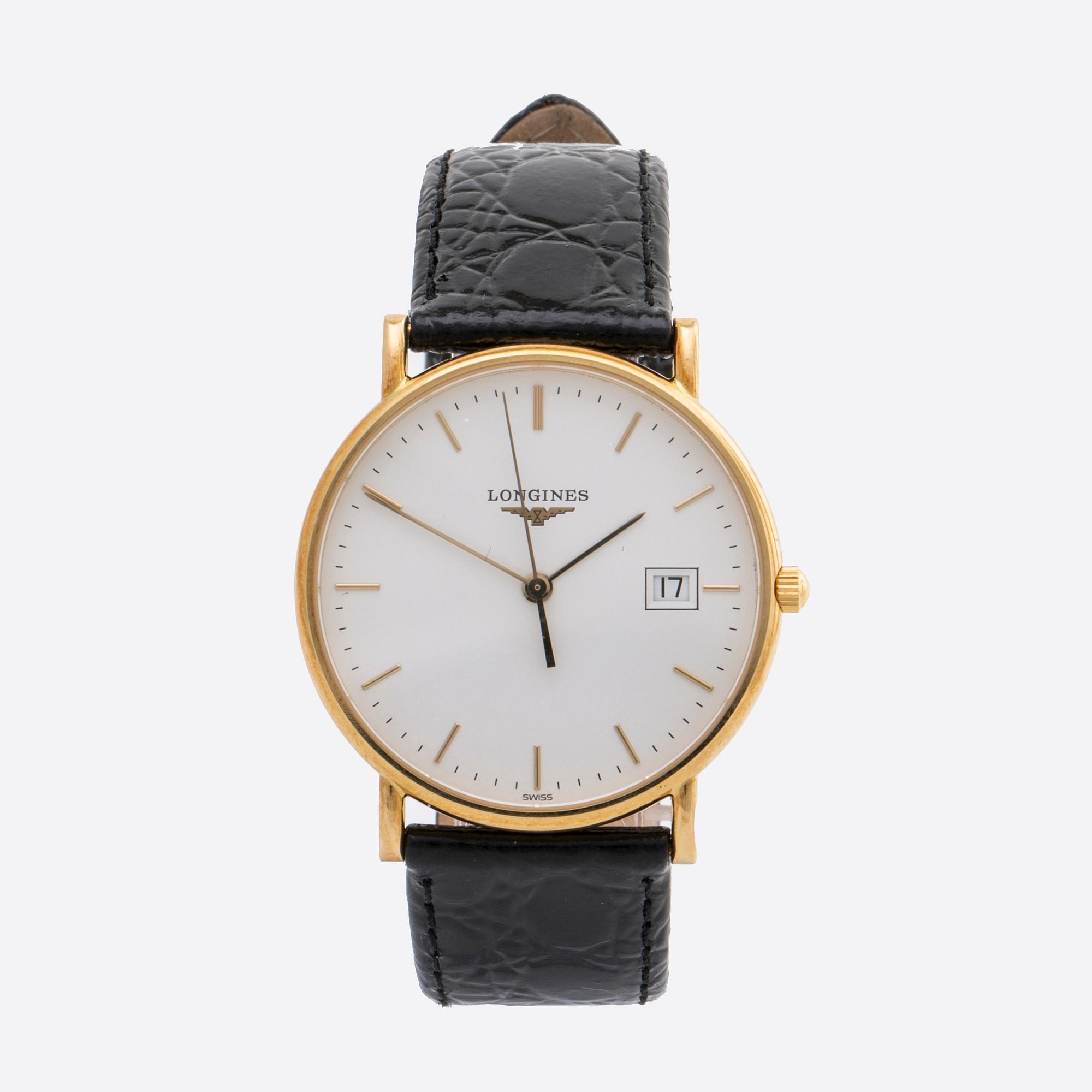 LONGINES, Prèsence, wristwatch, 33,5 mm.