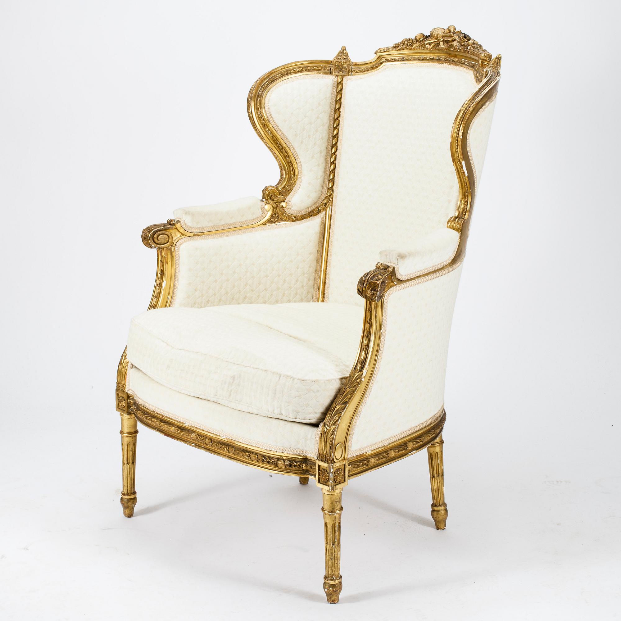 BERGÈRE, Louis XVI-stil, 1900-talets början.