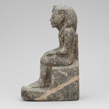 FIGURIN, sten, Egyptisk, inköpt 1960-tal.