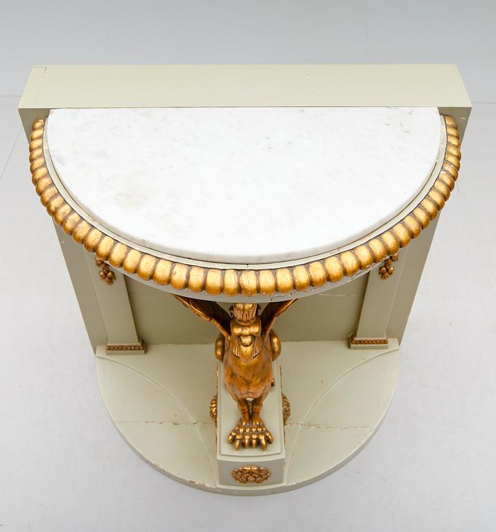 KONSOLBORD, empire, tillskriven Bylander, 1800-talets första hälft.