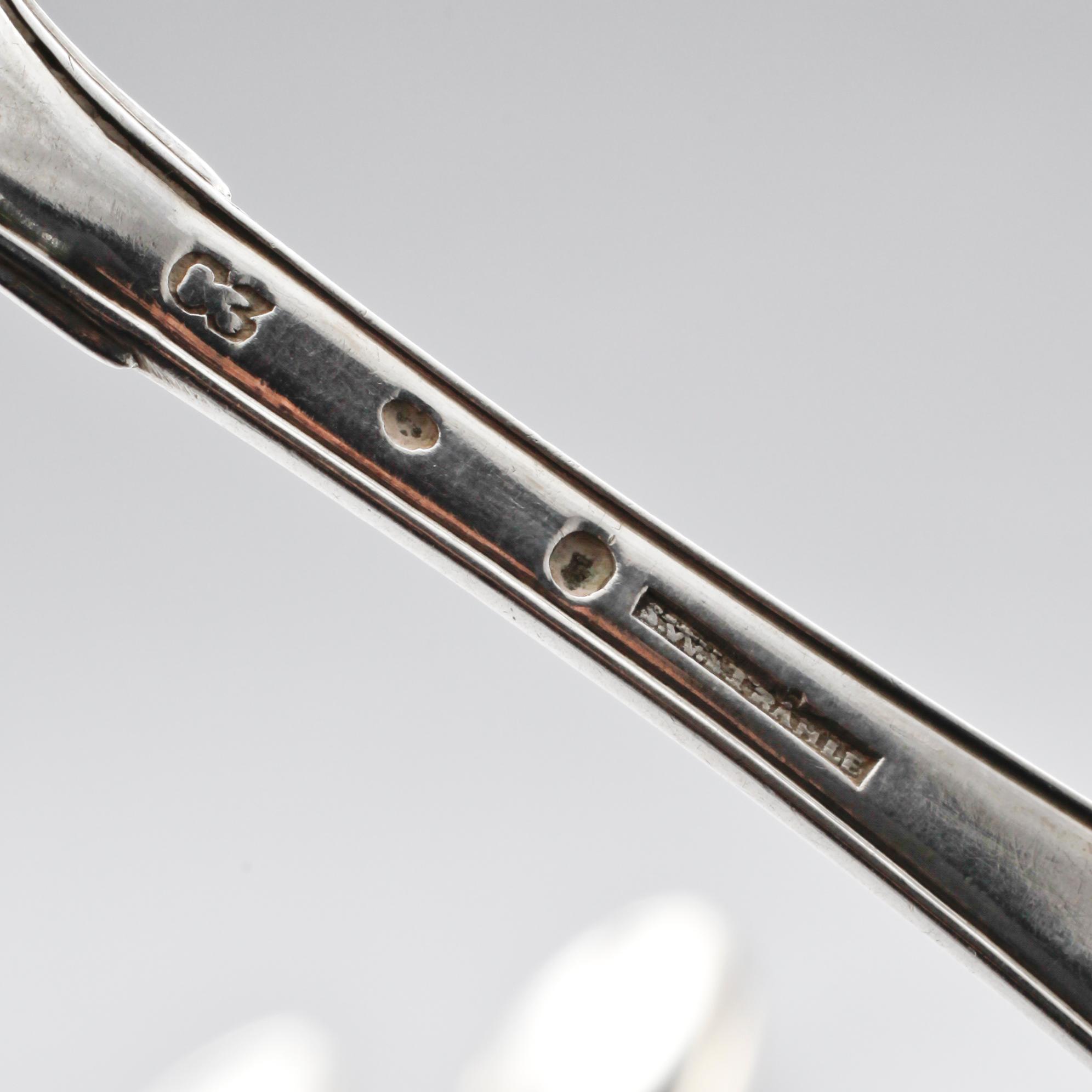 PARTI SILVER, 5 delar, bl a Stephan Westerstråhle, Stockholm, 1808-09. Tot ca 660 g.