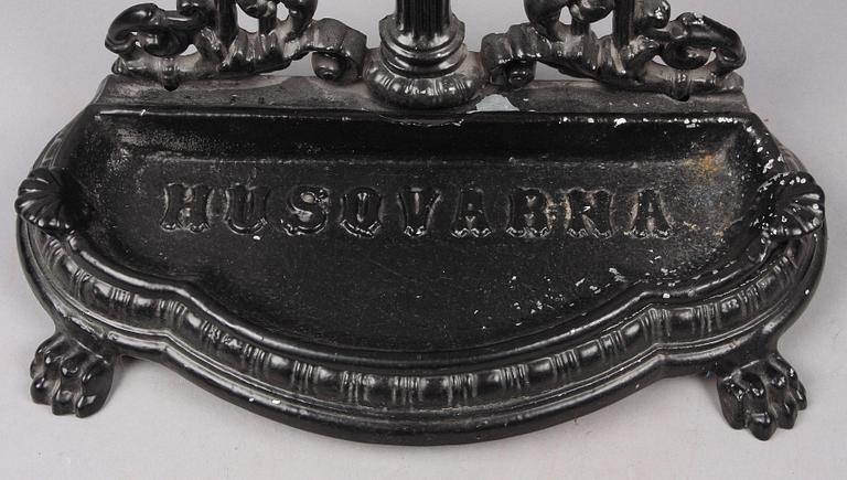 PARAPLYSTÄLL, gjutgärn, Husqvarna.